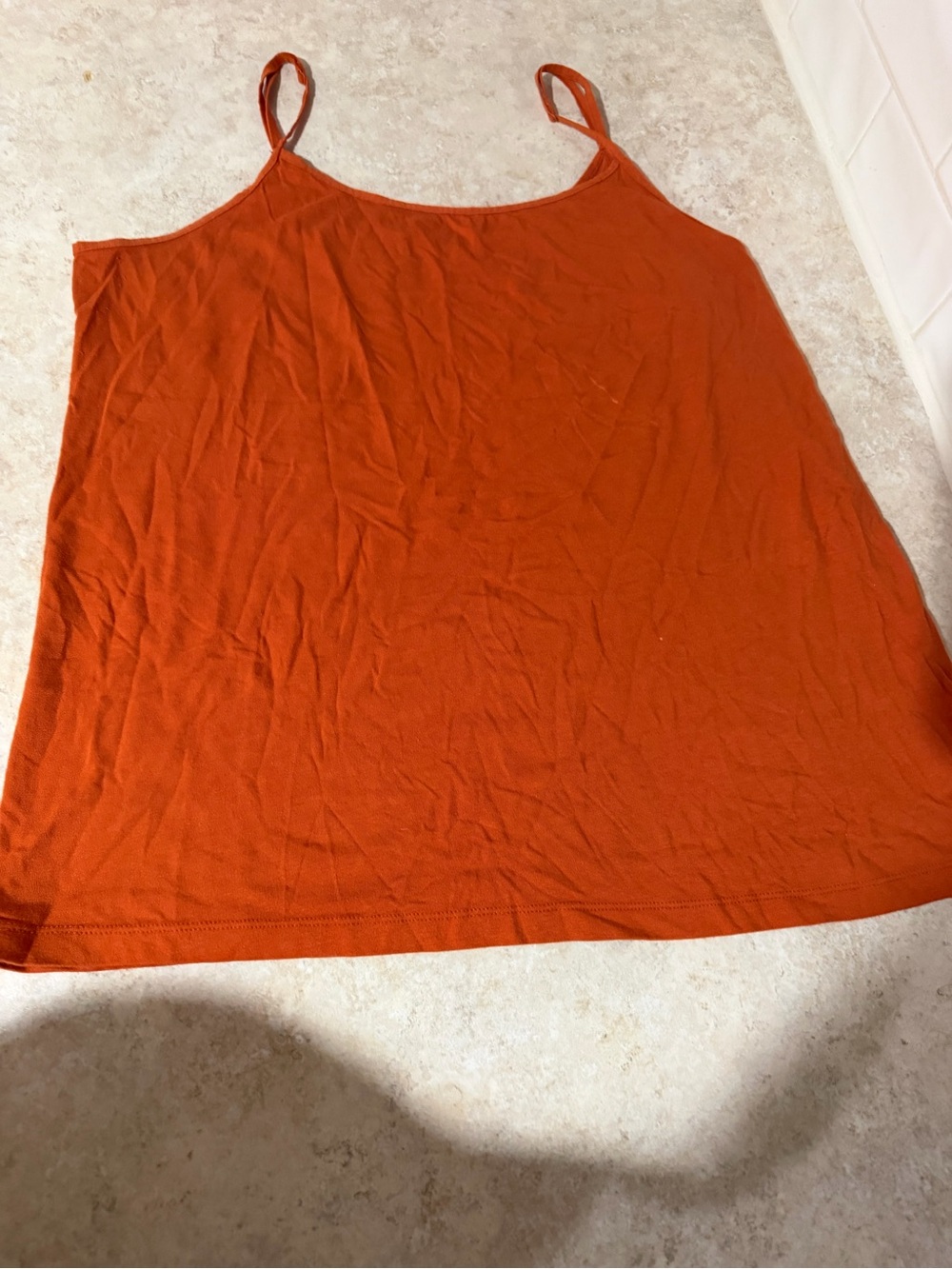 3 Pack XL Cami Tank Tops Time and Tru Maurices Red Orange Gray Adjustable - Picture 2 of 5